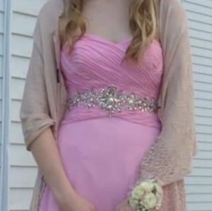 Pink prom dress